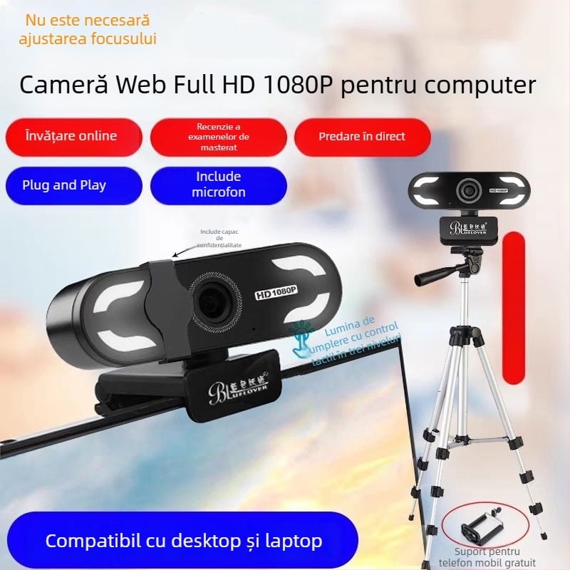 Blue Enchantress HD-60 Cameră PTZ inteligentă pentru conferințe cu interfață USB, senzor 800k, rezoluție maximă 1280x960, 30 FPS, microfon încorporat