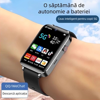 Smartwatch pentru copii: 4G, rezistent la apă, slot SIM, cameră, ecran tactil