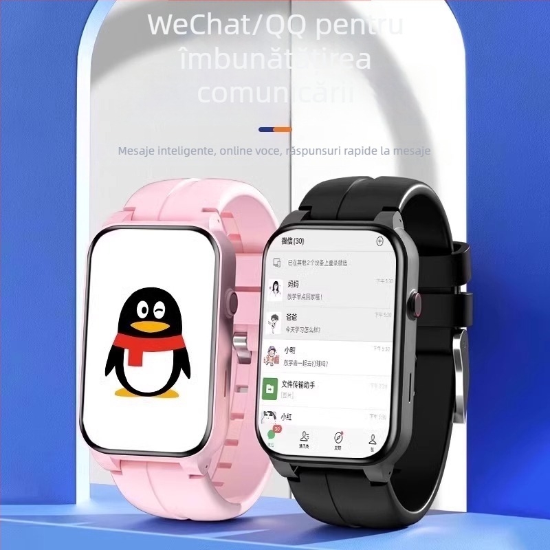 Smartwatch pentru copii: 4G, rezistent la apă, slot SIM, cameră, ecran tactil