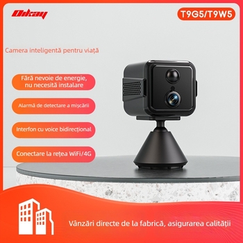 Cameră IP 4G/WiFi cu viziune de noapte pentru exterior, iluminare minimă 0.001 lux, -5 până la 50°C, alimentare 5V, interior/exterior