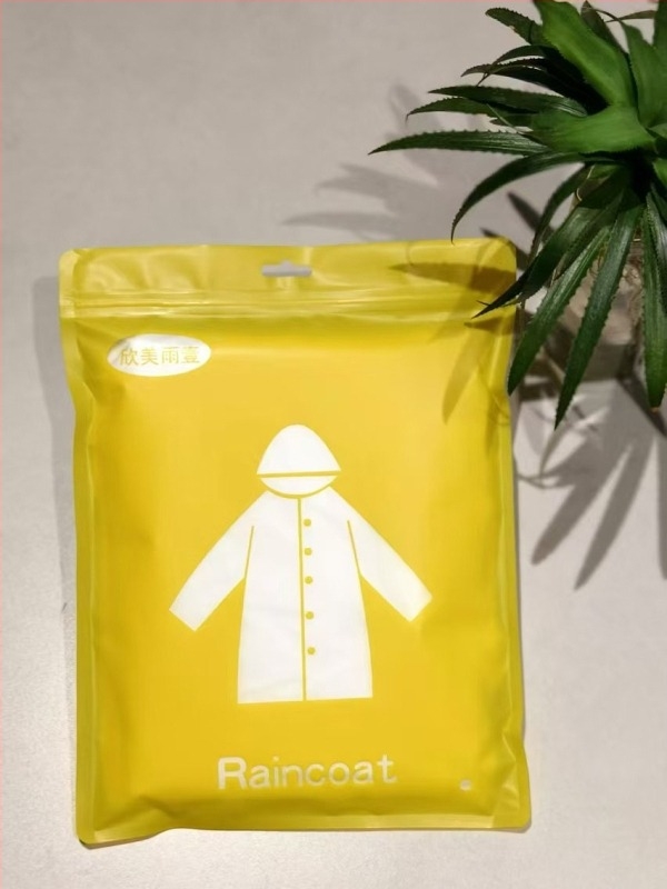 Poncho de ploaie din EVA, dintr-o singură bucată, pentru adulți, gros, potrivit pentru drumeții și călătorii