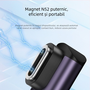 Adaptor magnetic Type-C pentru ceas Little Genius Z9 către Z7A, cu șnur