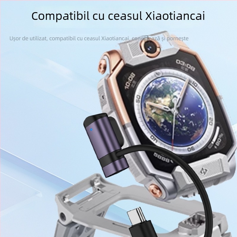 Adaptor magnetic Type-C pentru ceas Little Genius Z9 către Z7A, cu șnur