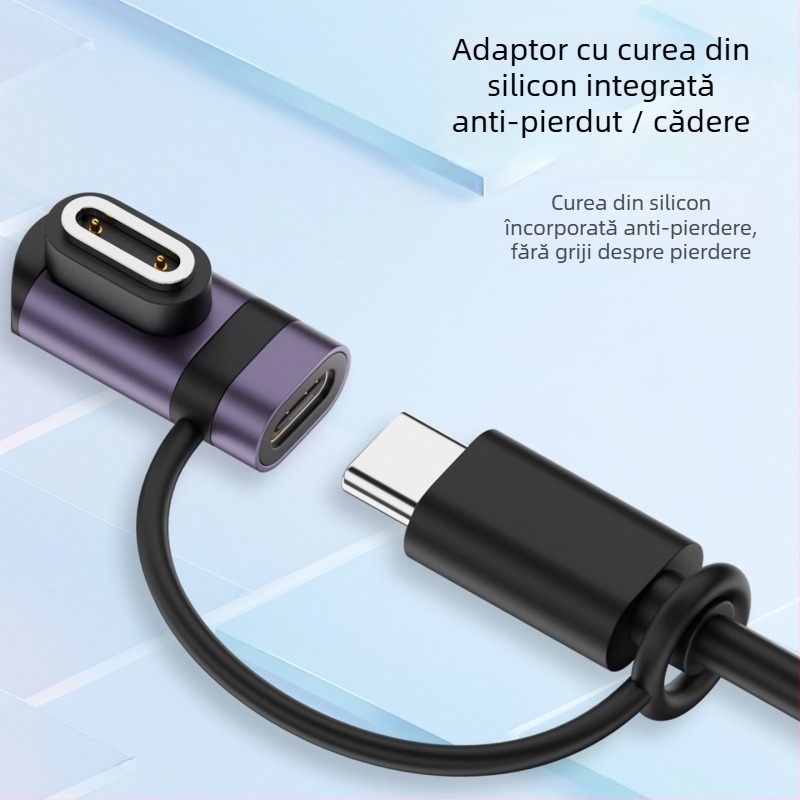 Adaptor magnetic Type-C pentru ceas Little Genius Z9 către Z7A, cu șnur