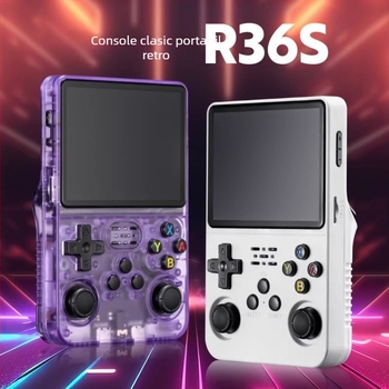 Consolă portabilă de jocuri cu stil nostalgic retro GBA arcade clasic, sistem open-source cu joystick dublu, 128 GB memorie