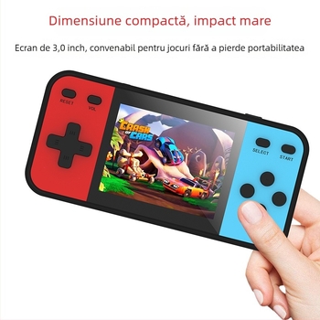 Consolă portabilă cu 600-in-1, aventură puzzle retro, model Q8, memorie încorporată, software original de joc, ieșire AV