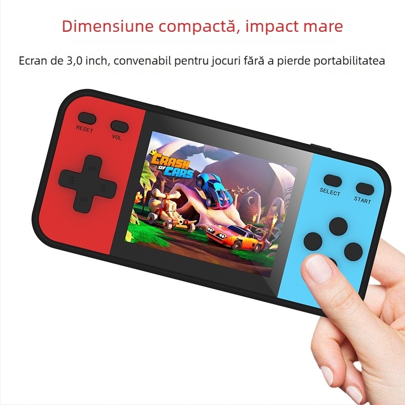 Consolă portabilă cu 600-in-1, aventură puzzle retro, model Q8, memorie încorporată, software original de joc, ieșire AV