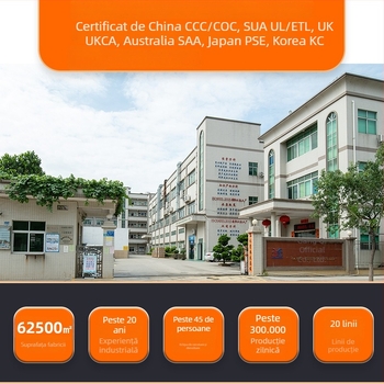 Sursă de alimentare 12V 1A pentru router și cameră de supraveghere — certificare 3C, standard chinezesc, model GQ13-120100-CC