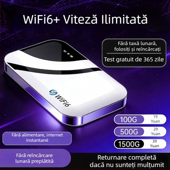 Router Wi-Fi portabil Hx-zysmmifi-01, 150 Mbps, 2.4 GHz, 802.11ac/g, design detașabil