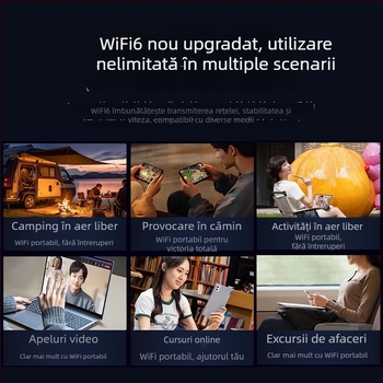 Router Wi-Fi portabil Hx-zysmmifi-01, 150 Mbps, 2.4 GHz, 802.11ac/g, design detașabil