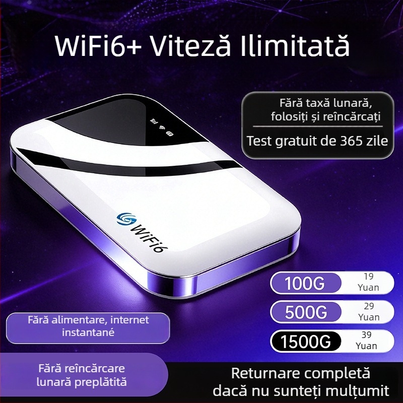 Router Wi-Fi portabil Hx-zysmmifi-01, 150 Mbps, 2.4 GHz, 802.11ac/g, design detașabil