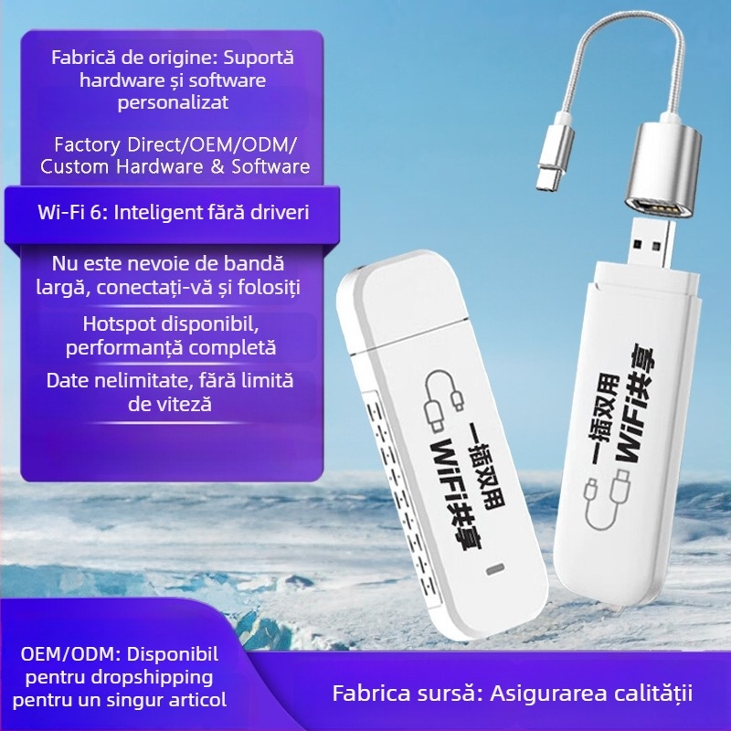 Carte USB de rețea wireless pentru laptopuri, fără driver, 802.11n, 150 Mbps, 2.4 GHz