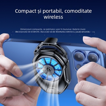 Fs21 Răcitor de telefon mobil cu aer - 5V, interfață Type-C, 80 g, ABS+Metal