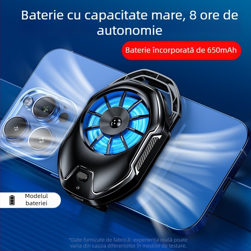 Fs21 Răcitor de telefon mobil cu aer - 5V, interfață Type-C, 80 g, ABS+Metal