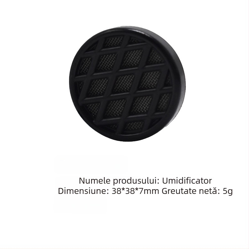 Umidificator pentru trabucuri — portabil, din plastic, stil simplu; include foi de hidratare și benzi de burete