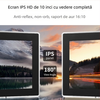 MOOARELEI L101 Ramă foto digitală – rezoluție 1280x800, 32GB stocare, suport TF card, formate imagine BMP/JPEG/PNG/JPG, redare muzică și video