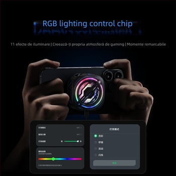 Clip de răcire dorsal magnetic pentru Black Shark 3 Pro, interfață Type-C, corp ABS, funcție răcire