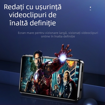 Player MP4 M26 cu ecran tactil, Bluetooth, funcții tablet Android, suport card TF, cititor de cărți electronice