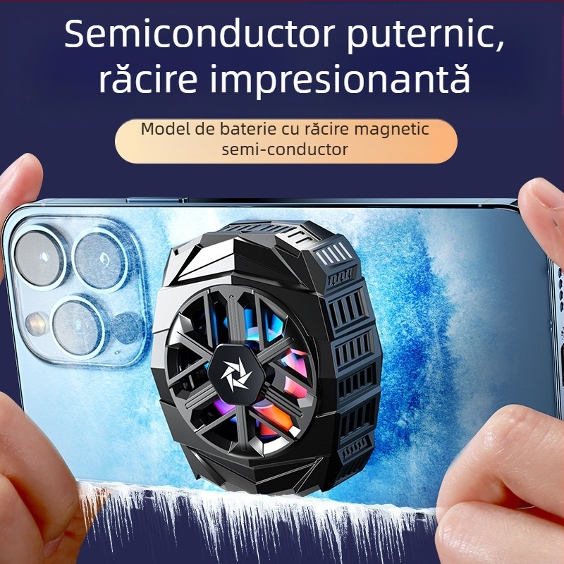 Magic Duck SL-03 Răcitor semiconductor pentru telefoane și tablete – 5000 RPM, ABS + aliaj de aluminiu, USB 1.0