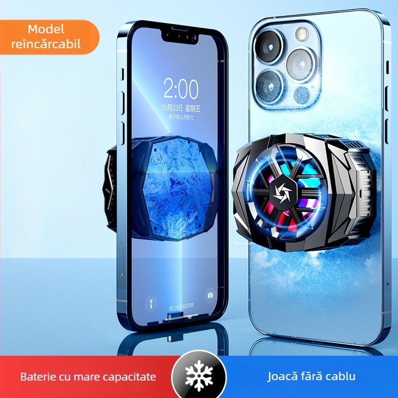 Magic Duck SL-03 Răcitor semiconductor pentru telefoane și tablete – 5000 RPM, ABS + aliaj de aluminiu, USB 1.0