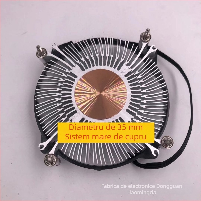 Radiator CPU – aliaj cupru-aluminiu, rulment hidraulic, 2500 rpm, 20 dB, compatibil cu Intel LGA1700