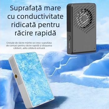 Răcitor semiconductor pentru telefon cu baterie încorporată de 4000 mAh, greutate 158,5 g, compatibil cu iPhone 12–16