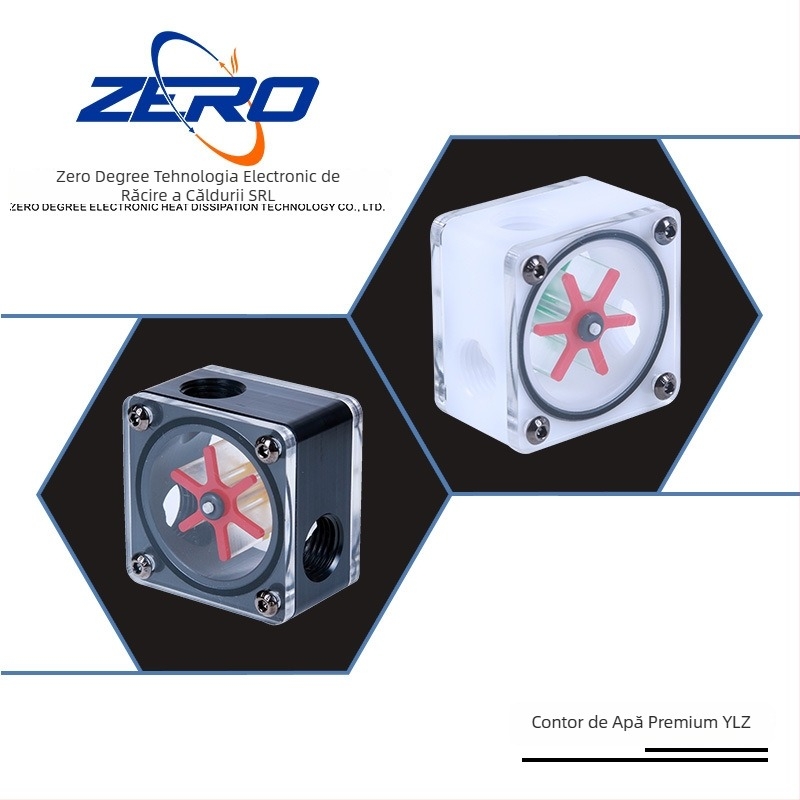 Kit răcire PC cu POM, fluxmetru 3 căi, 6 palete