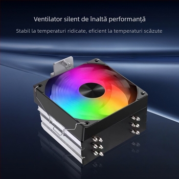 Cooler procesor Magic Space X600 cu 6 țevi de căldură, ventilator ARGB de 12 cm PWM, compatibil cu LGA1200/1700 și AM4/AM5