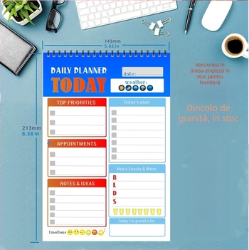 Caiet Deburg 2301, hârtie offset 120 g, 53 coli, Personalizare: Da