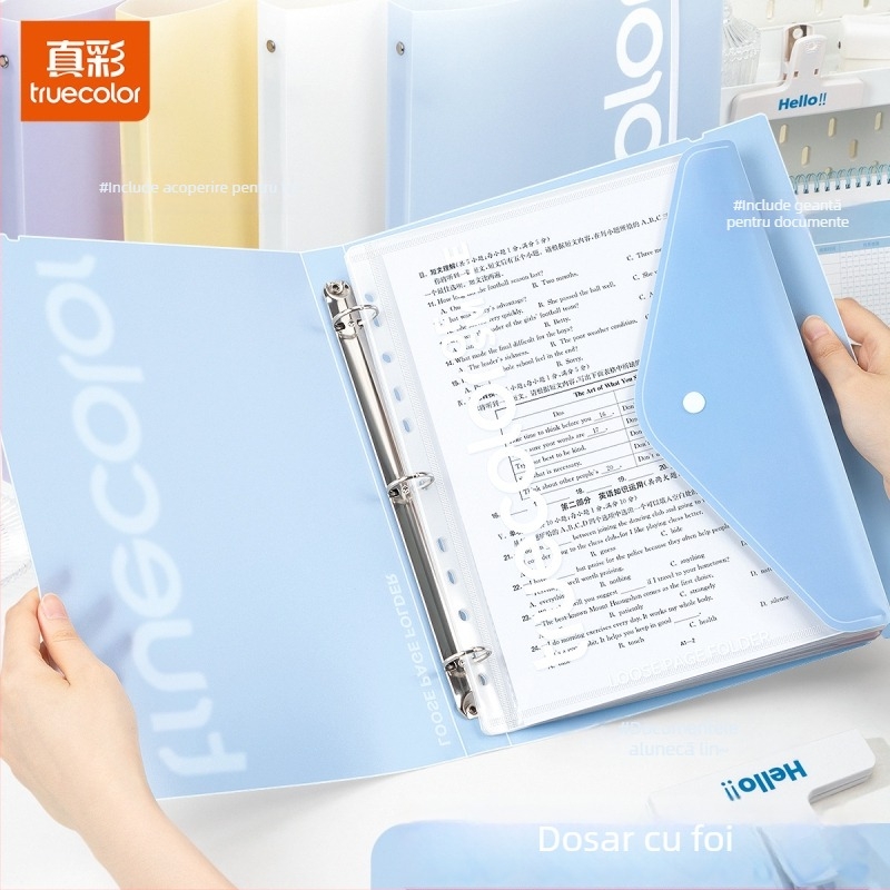 Dosar pentru documente (Binder) – Truecolor dosar informațional, din plastic, imprimarea siglei indisponibilă