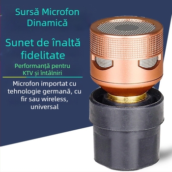 Accesorii audio - Whale sound Jy-41512 cap microfon dinamic, anti-feedback, sensibilitate înaltă, cod 125646165