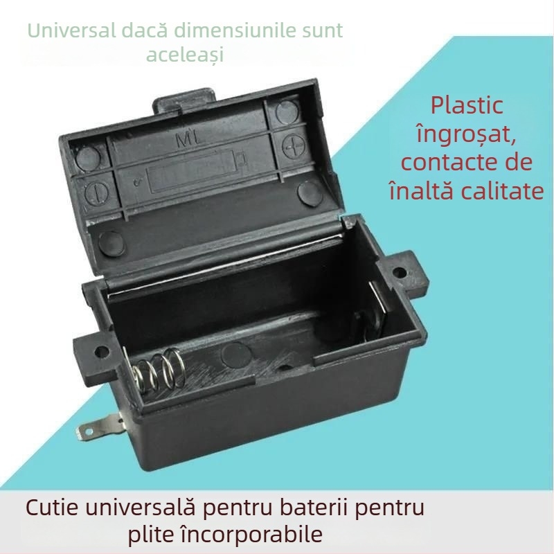 Cutie de baterii pentru aragaz încorporat, universală, 1 sau 2 celule.
