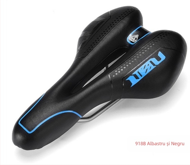 Hunting LIETU șa de bicicletă pentru biciclete de munte, model 918B/1031A, spumă de memorie, piele artificială, plastic, fier