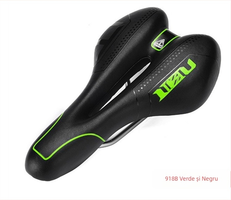 Hunting LIETU șa de bicicletă pentru biciclete de munte, model 918B/1031A, spumă de memorie, piele artificială, plastic, fier