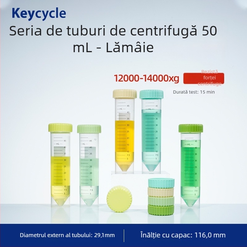 Kakashi Țevi de laborator din plastic PP sigilate, alimentare – pentru boabe de cafea, lapte pudră și pastile