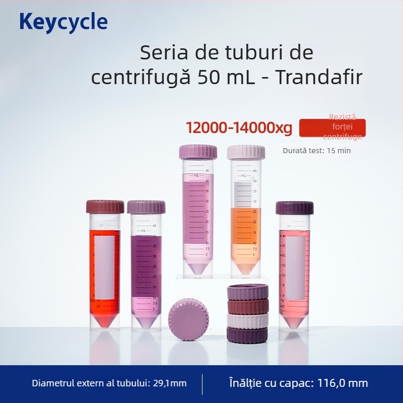 Kakashi Țevi de laborator din plastic PP sigilate, alimentare – pentru boabe de cafea, lapte pudră și pastile