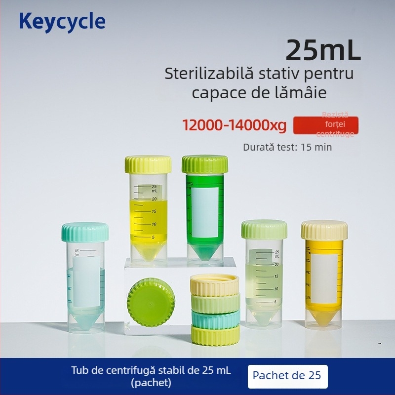 Kakashi Țevi de laborator din plastic PP sigilate, alimentare – pentru boabe de cafea, lapte pudră și pastile