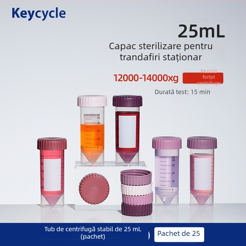 Kakashi Țevi de laborator din plastic PP sigilate, alimentare – pentru boabe de cafea, lapte pudră și pastile