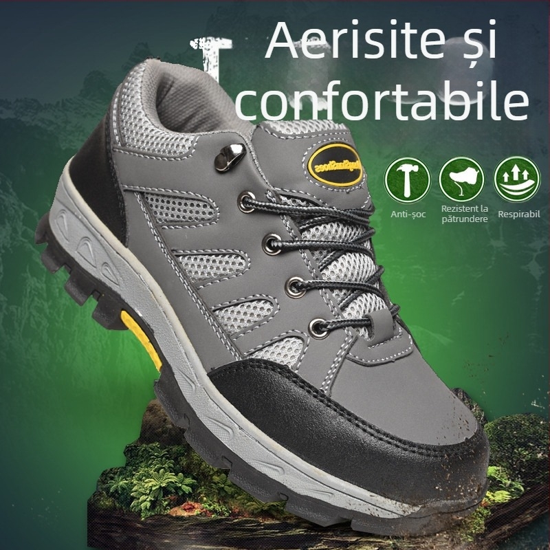 Pantofi de muncă cu protecție la perforare, model 8189, partea superioară joasă, material textil respirabil