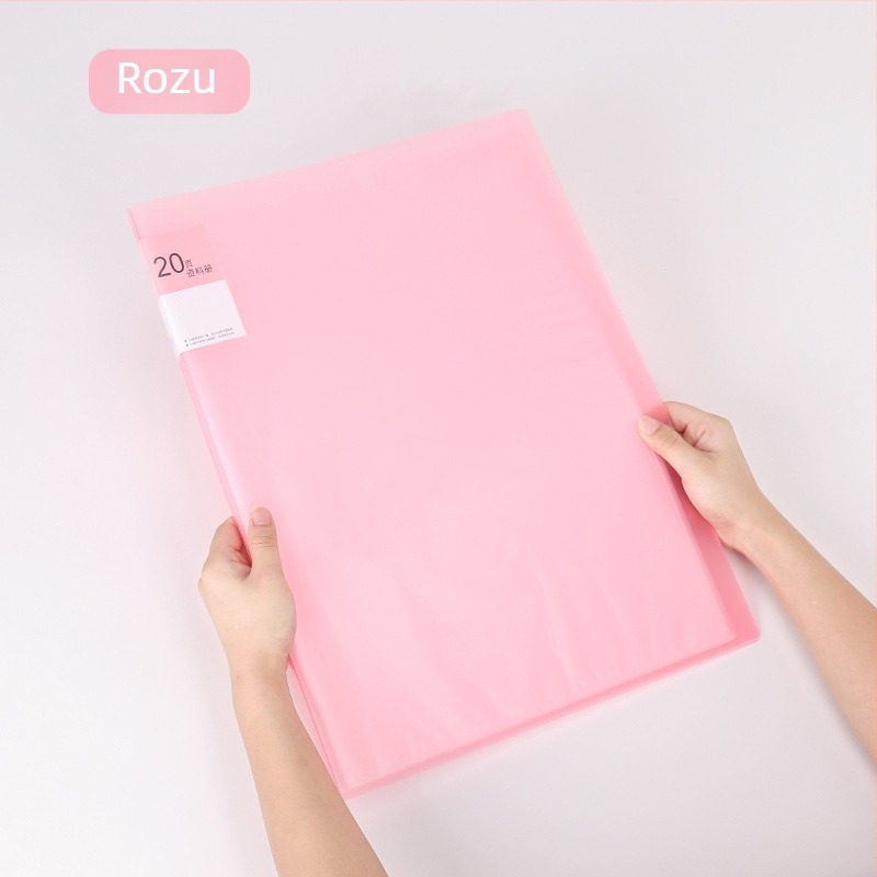 Portofoliu de artă din plastic – model A2 broșură, 20–30 pagini, grosime 5, grosime material 100