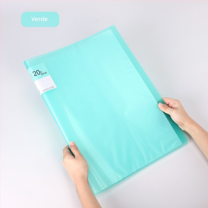 Portofoliu de artă din plastic – model A2 broșură, 20–30 pagini, grosime 5, grosime material 100