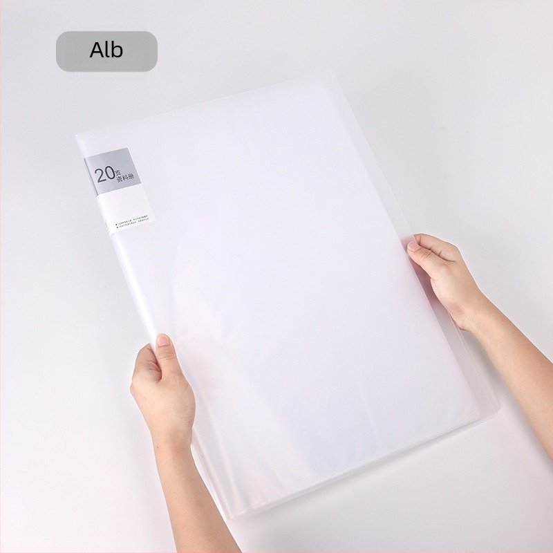 Portofoliu de artă din plastic – model A2 broșură, 20–30 pagini, grosime 5, grosime material 100