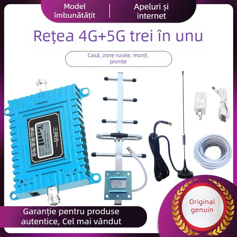 Amplificator de semnal pentru telefonul mobil, pentru uz casnic în zone rurale montane (Modelul 1, Distanța de releu: 1, Protecție împotriva trăsnetelor: Nu)