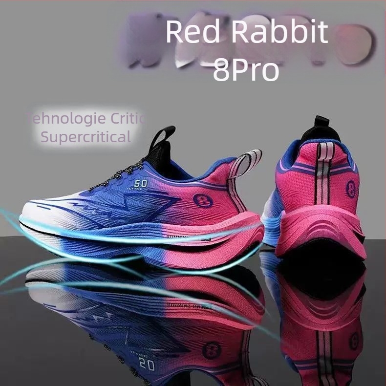 Pantofi de alergare pentru bărbați – partea superioară din piele, talpă TPU, închidere cu șireturi, căptușeală din blană de iepure, toc mic 1–3 cm