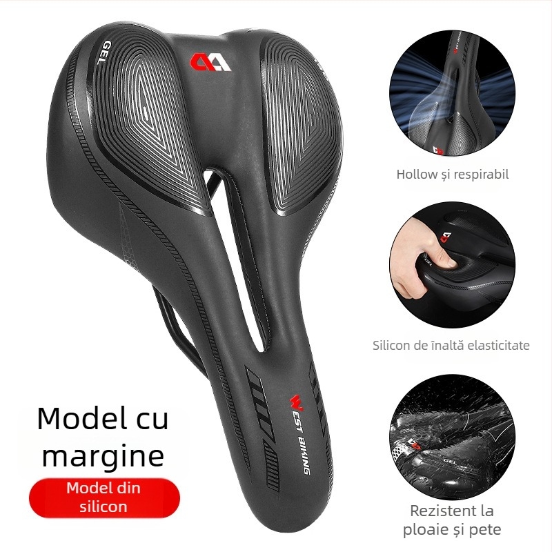 Șa de bicicletă din silicon/PU spumă, model YP0801128-129, West Rider