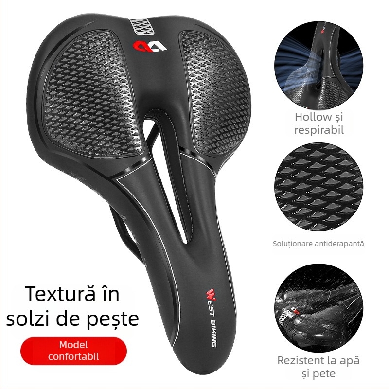 Șa de bicicletă din silicon/PU spumă, model YP0801128-129, West Rider