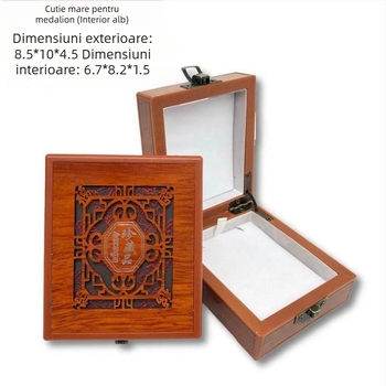 Cutie de afișare pentru brățară, lemn imitativ, ambalaj intern, cutie cadou, ambalaj pentru bijuterii