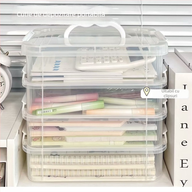 Cutie de depozitare pentru blocuri de construit, compartimente divizate, textură lemnoasă, stil japonez, 18 L, polipropilenă (PP)