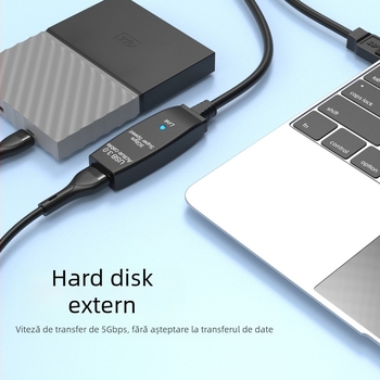 Cablu de extensie USB 3.0, conectori bărbat-femea pentru camere de conferințe, cu amplificator de semnal