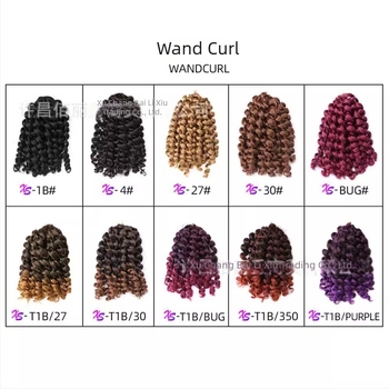 Peruca cu gradient de culoare și dreadlocks, țesută manual complet, stil coreean, mătase de casă